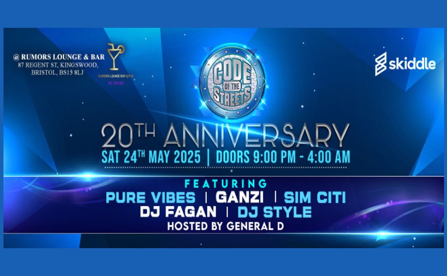 Code of the Streets celebrates 20 years of Club nights!