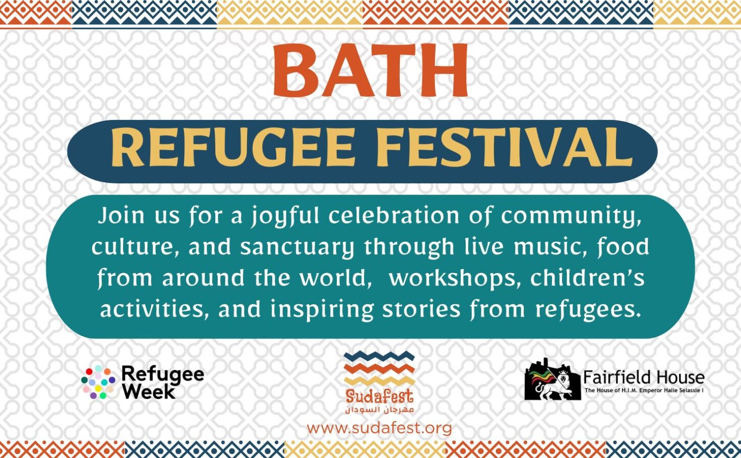 Bath’s First Ever Refugee Festival!